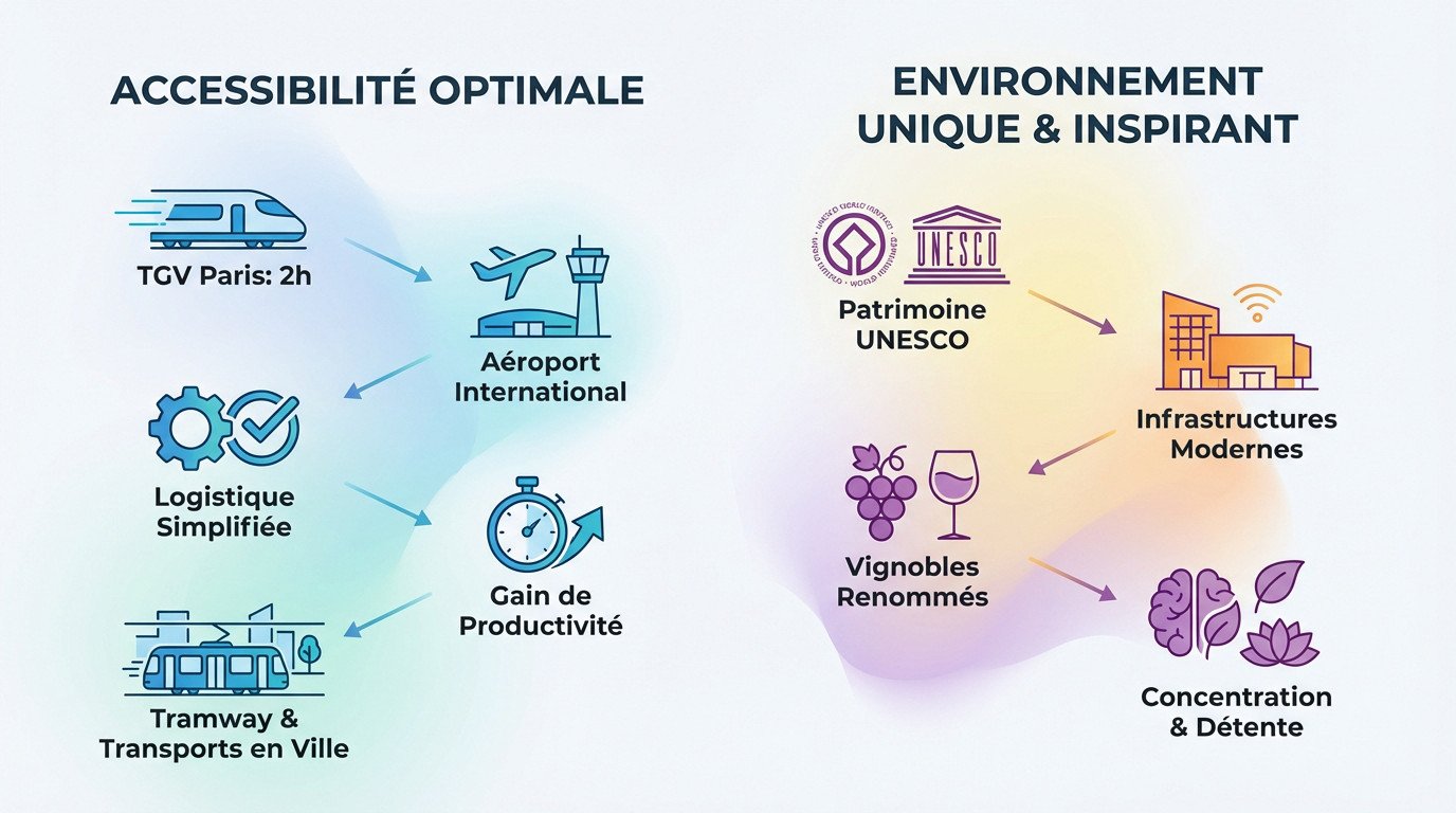 Séminaire d'entreprise dans un château viticole à Bordeaux